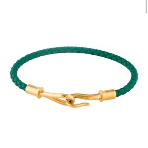 Hermes Jumbo H bracelet- green